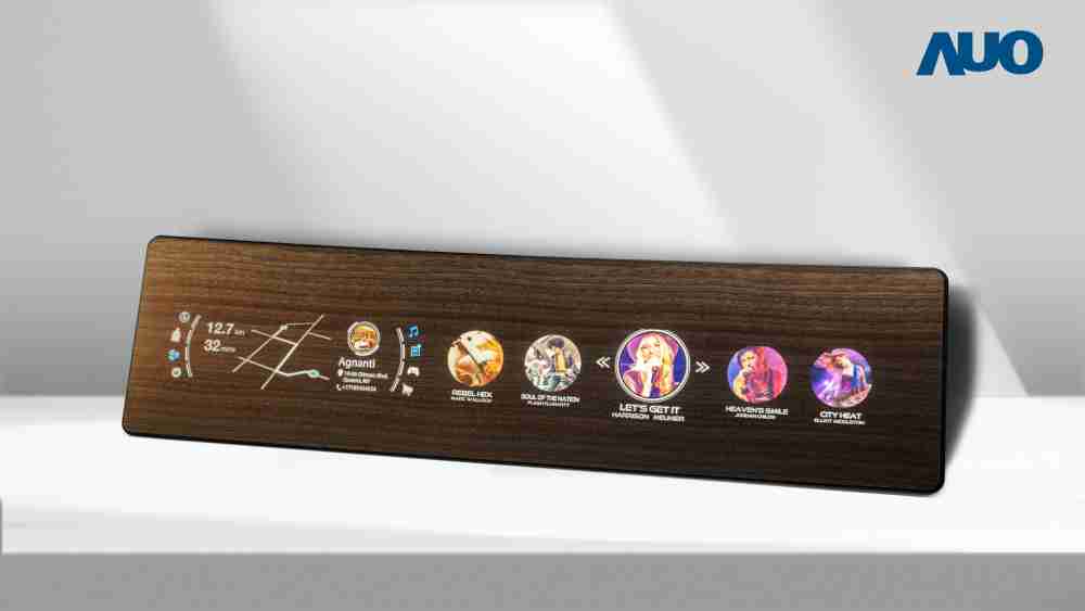 欧陆注册研发全球最高穿透度达80%的AmLED木纹显示器，，可于使用时呈现高亮度、、清晰可见的信息，，，并在不使用时回归为单纯的饰板，，节能兼具美观