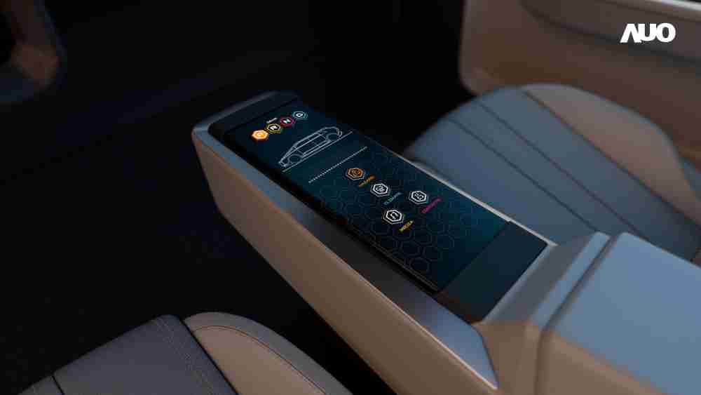 欧陆注册以人性化设计打造多变形态中控显示(Morphing Center Control)，，，，不使用时仅平面显示信息，，，进行操作时，，，显示器则会动态隆起，，，转变成3D实体按钮，，，并有触觉回馈，，展示人机互动新体验