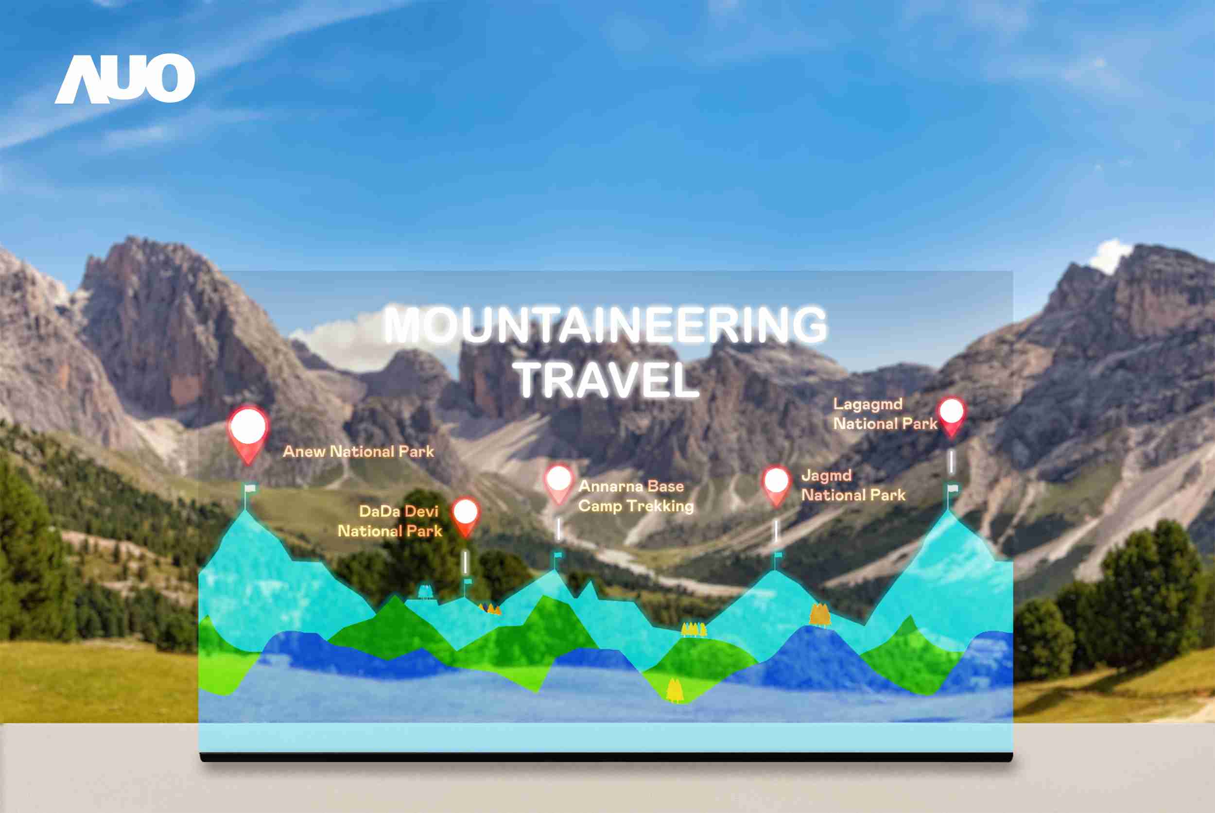 欧陆注册展示全球单片尺寸最大(*)42吋透明Micro LED显示器拼接而成的〝64吋透明Micro LED显示器〞，，，具备高透明度、、1,000 nits高亮度、、、、广色域、、、、采用三边无边框的无缝拼接等多重特色，，呈现超高清、、、、细腻画质而不遮挡后方视觉，，，满足层峰需求，，可广泛运用于零售、、、艺术展览或商业空间等场域